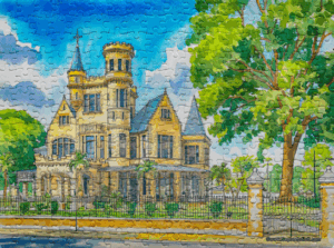 Jigsaw Puzzle (252pcs) Watercolor Stollmeyers Castle