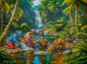 Jigsaw Puzzle (252pcs) Digital Art Washer Women