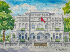 Jigsaw Puzzle (252pcs) Watercolor White Hall