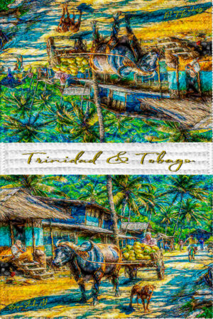 Tea Towel (16" x 24") Coconut Man