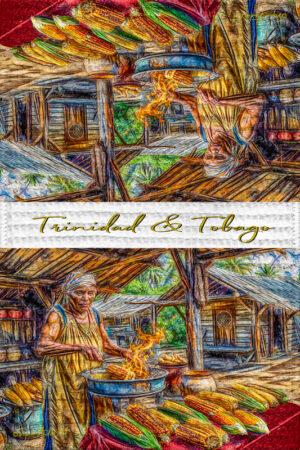 Tea Towel (16" x 24") Roast Corn (Heritage)