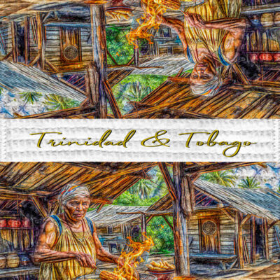 Tea Towel (16" x 24") Roast Corn (Heritage)